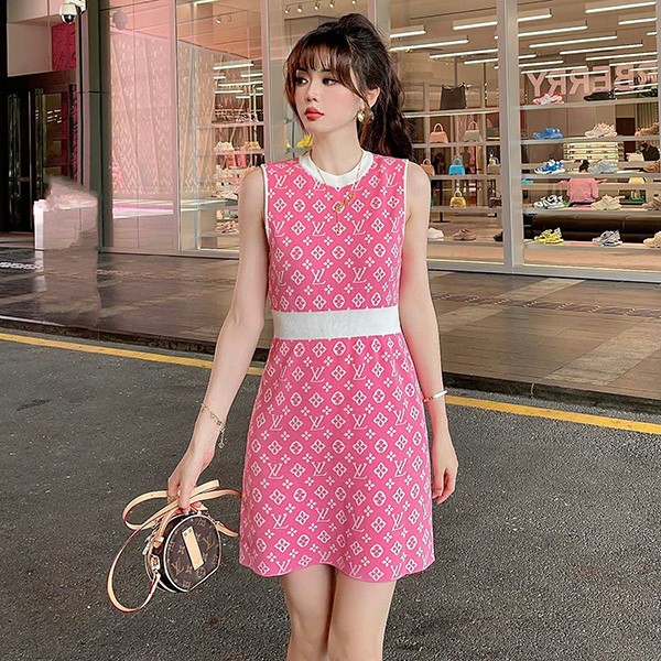 Rare color Louis Vuitton dress A-line dress replica vuz42769