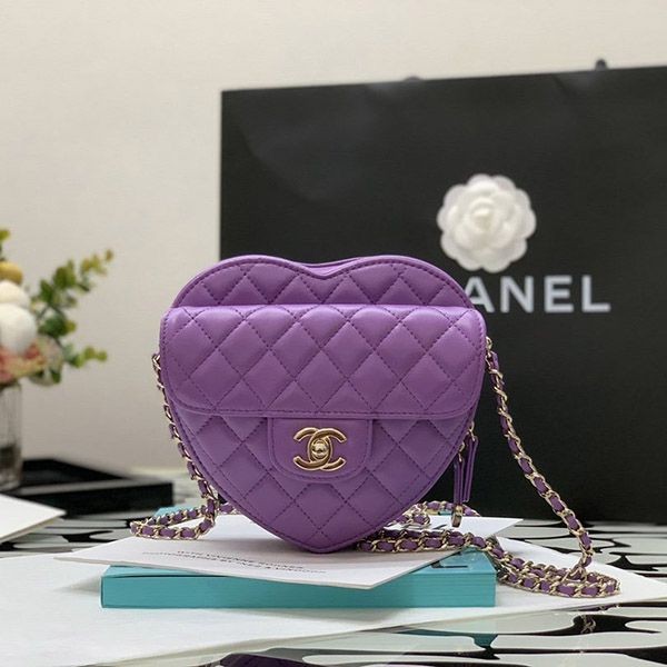 Rare [Chanel Replica] Heart Shoulder Bag Large shh23231