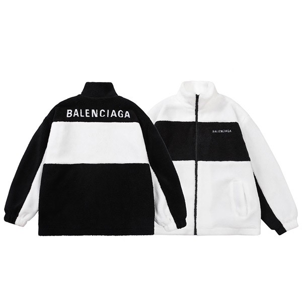 Rare color Balenciaga black and white jacket replica bah33814
