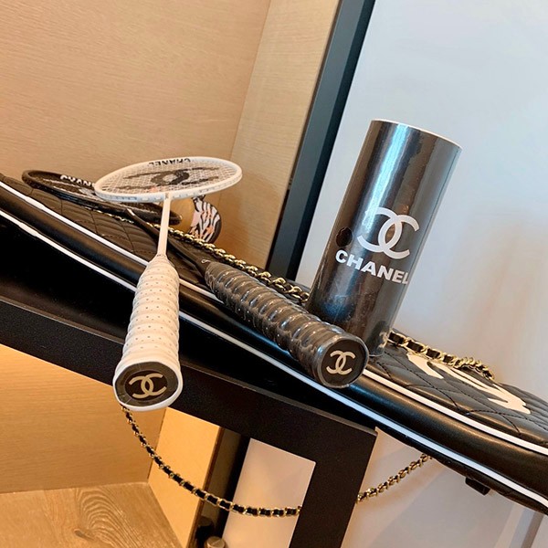 Chanel Coco Mark Badminton Racket Replica Set of 2 for Home Use shz64270