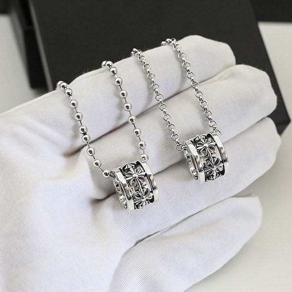 High quality Chrome Hearts 10 [Roll Chain/18 inch fake] ◆925 silver Kum30874