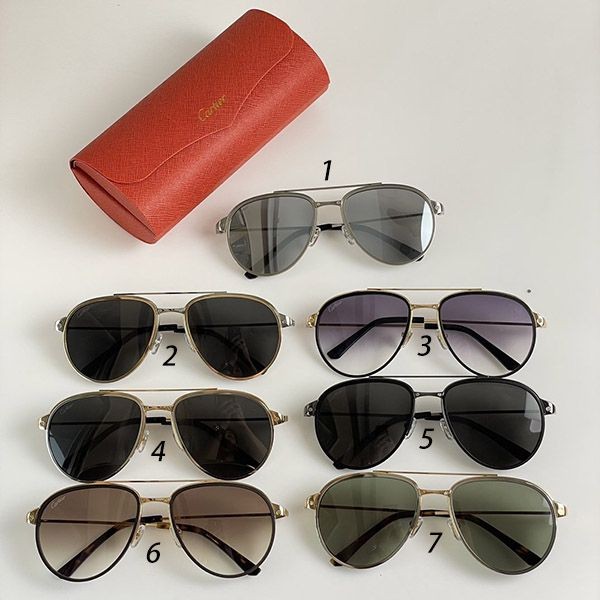 Stylish Cartier Replica Square Sunglasses 7 Colors kar39511
