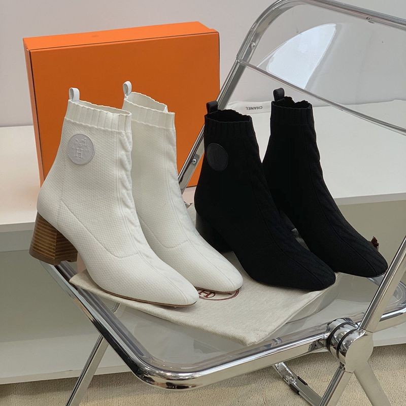 Rare color★ Hermes pumps moccasins fake Donia 70 logo 2 colors eri62639