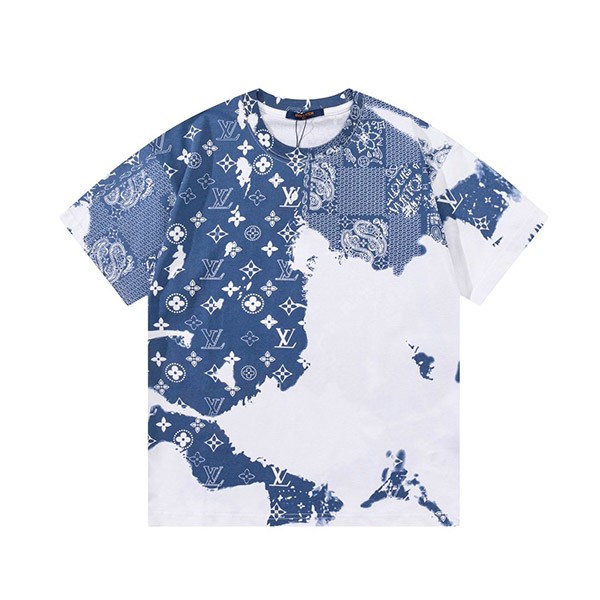Louis Vuitton T-shirt copy Monogram Bandana motif 1AA5F4 Louis Vuitton T-shirt copy Monogram Bandana motif 1AA5F4