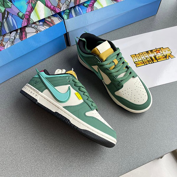 Saint Seiya Nike Replica SB Dunk Low Sneakers White/Green nat66180