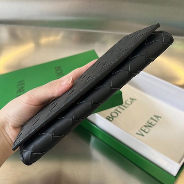 Sold out Bottega Veneta Long Wallet Intrecciato Calfskin Box54253