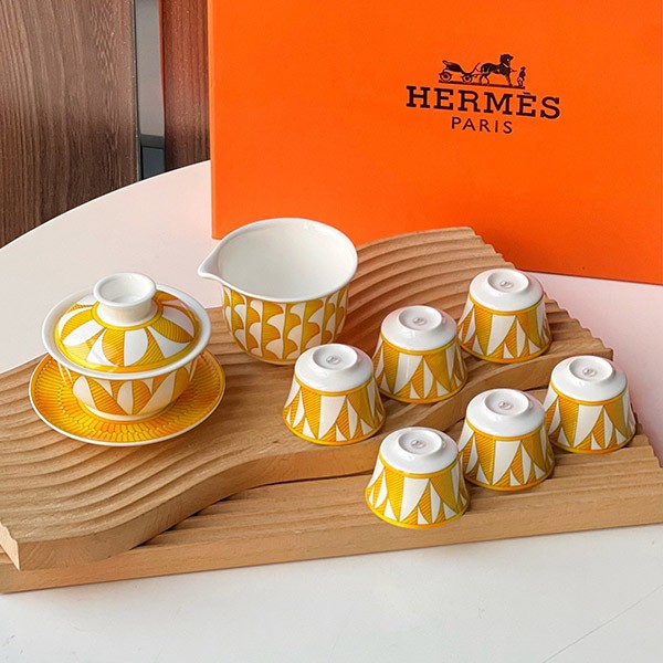 Immediate delivery Hermes copy Soleil d'Hermès tea cup P046015P