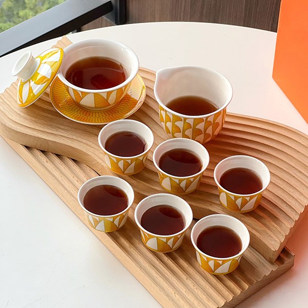 Immediate delivery Hermes copy Soleil d'Hermès tea cup P046015P