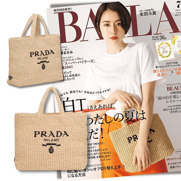 Prada Straw Bag Appendix Raffia Shopping Bag BIG 1BG392F0018