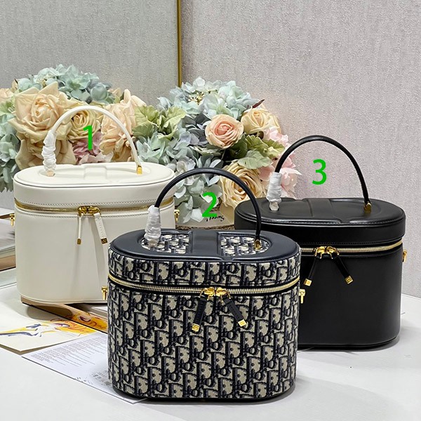 [New and highly recommended!] Dior Replica Oblique Vanity 2-Way Large 3 Colors dee86088