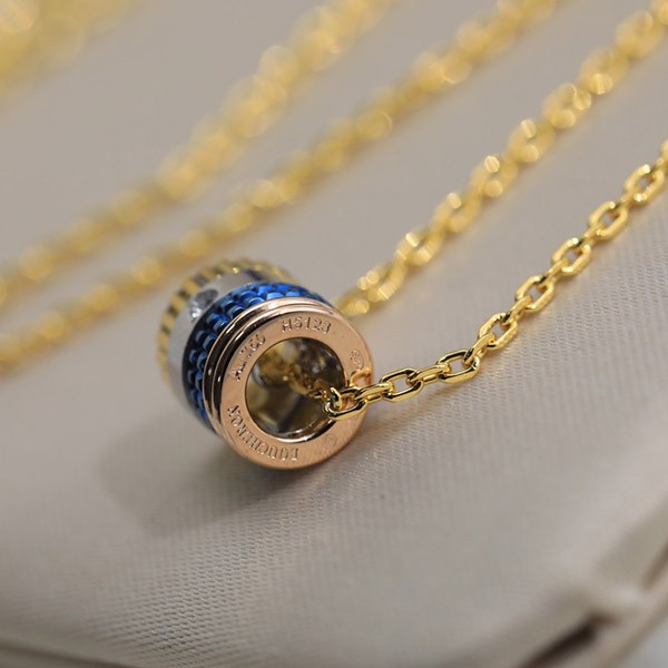 Boucheron Quatre Bleu Pendant Replica Small JPN00635