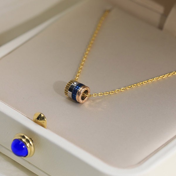 Boucheron Quatre Bleu Pendant Replica Small JPN00635