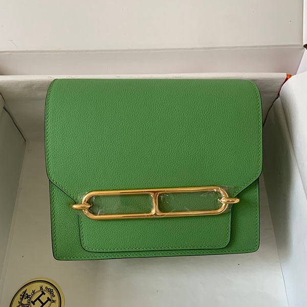 Hermes Luli Mini Bag Louris Gold/Silver Hardware