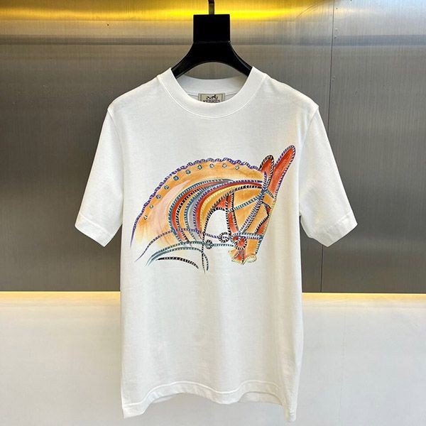 Hermes Micro T-shirt loved by many celebrities, fake erh88413 Hermes Micro T-shirt loved by many celebrities, fake erh88413