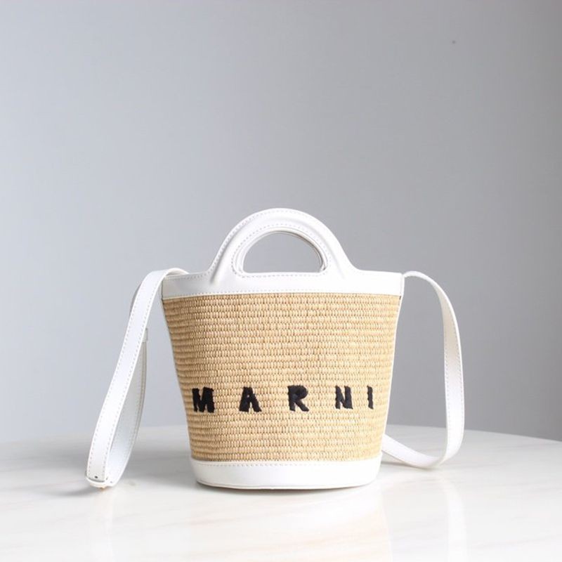 Stylish? Marni Basket Bags Cheap TROPICALIA Bucket Bag mad23802