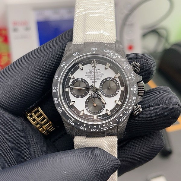 Rolex DiW Replica Carbon Daytona "PAUL NEWMAN BLACK" row13106 Rolex DiW Replica Carbon Daytona "PAUL NEWMAN BLACK" row13106
