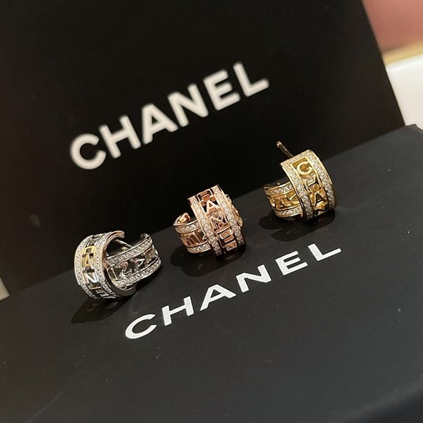 Chanel CC earrings fake diamond shp37805 Chanel CC earrings fake diamond shp37805