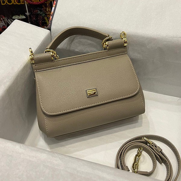 Dolce & Gabbana Replica SICILY Bag in Dauphine Leather Small Size dgf62227 Dolce & Gabbana Replica SICILY Bag in Dauphine Leather Small Size dgf62227