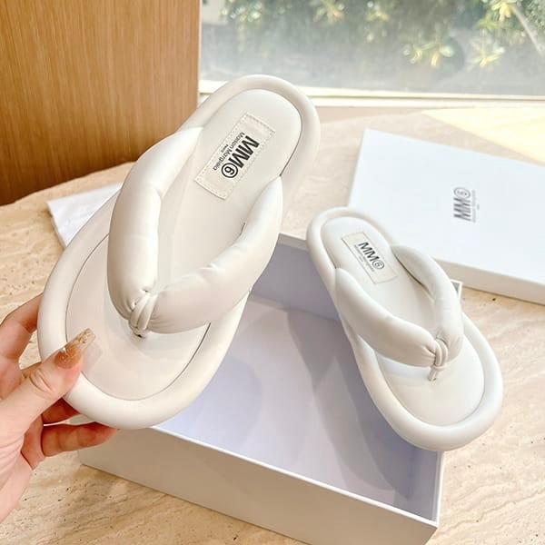 Very popular all over the world? Maison Margiela replica MM6 padded sandals in 3 colors S59WX0058 P3934T8013