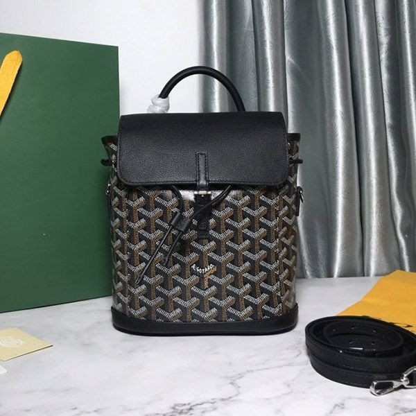 Love at first sight? Goyard replica Alpin Mini Black Backpack God41928