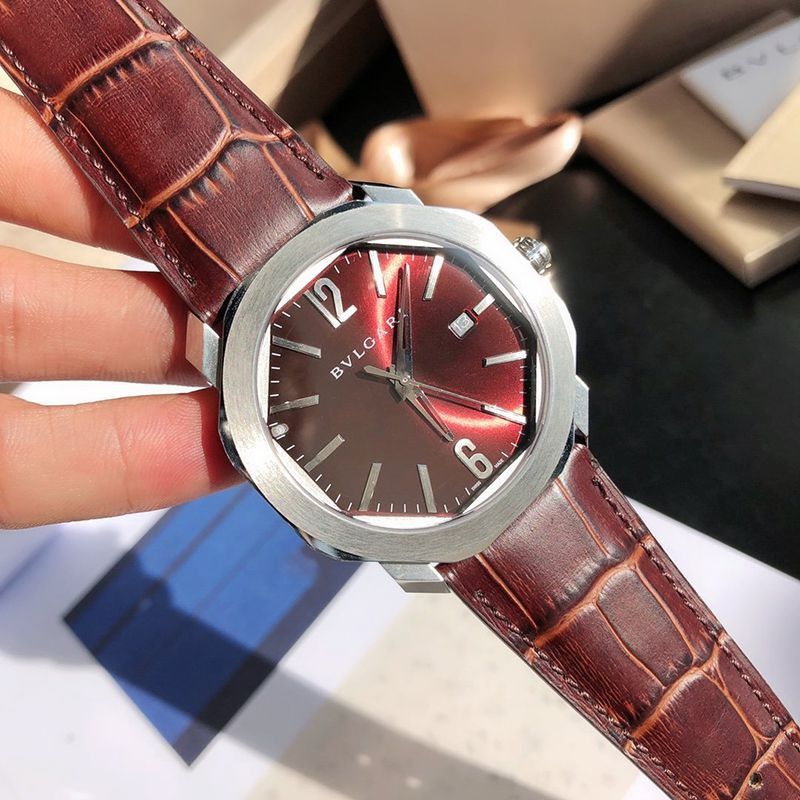 Eye-catching color Bulgari replica watch Octo Roma 41mm Octo Roma Bui55309