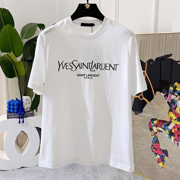 Recommended Saint Laurent Cotton Jersey T-shirt Sax34382 Recommended Saint Laurent Cotton Jersey T-shirt Sax34382