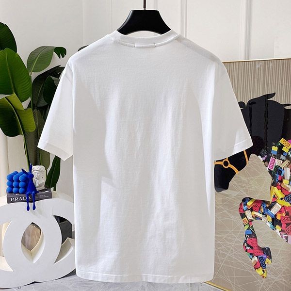 Recommended Saint Laurent Cotton Jersey T-shirt Sax34382