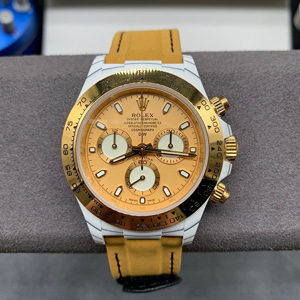 ☆Super popular☆Rolex DiW fake quartz Daytona "GOLDEN ESSENCE" roa73316 ☆Super popular☆Rolex DiW fake quartz Daytona "GOLDEN ESSENCE" roa73316