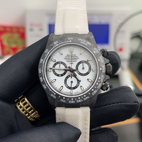 Rolex DiW Replica Carbon Daytona "CREAM V2" rou87959 Rolex DiW Replica Carbon Daytona "CREAM V2" rou87959