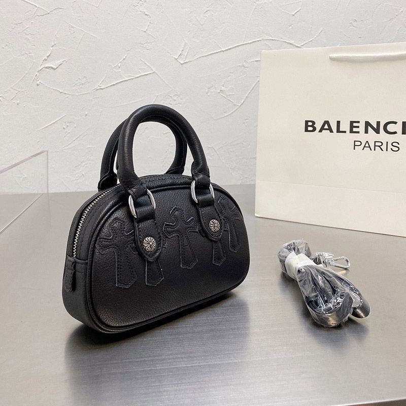 Eye-catching Chrome Hearts Cemetery Cross Shoulder Bag Replica Kuh86095