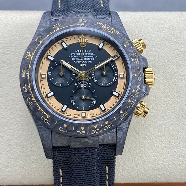 Free shipping Rolex replica DiW Carbon Daytona
