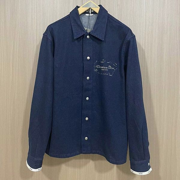 Dior denim overshirt replica dey19919