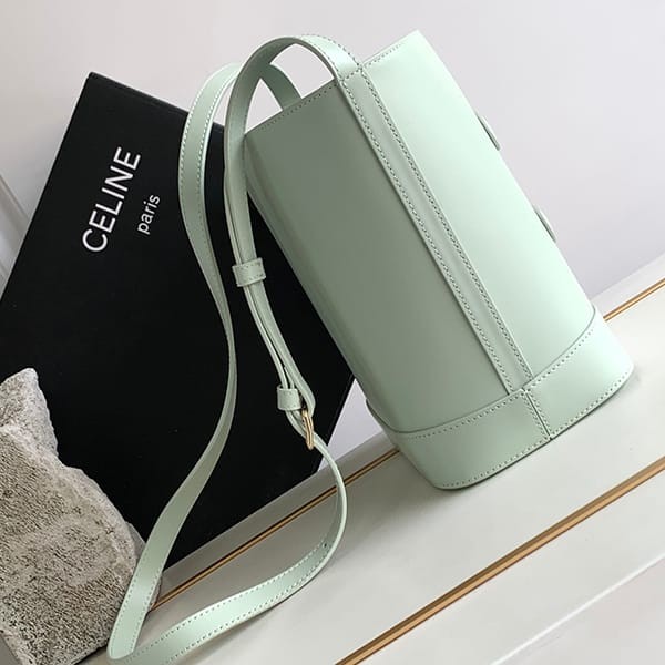 n-grade recommended Celine Cuir Triomphe small bucket bag replica Cej17971