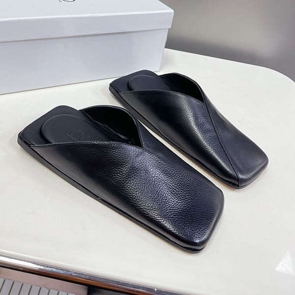 Easy to use MM6 Maison Margiela fake leather square slip-on Mav62697