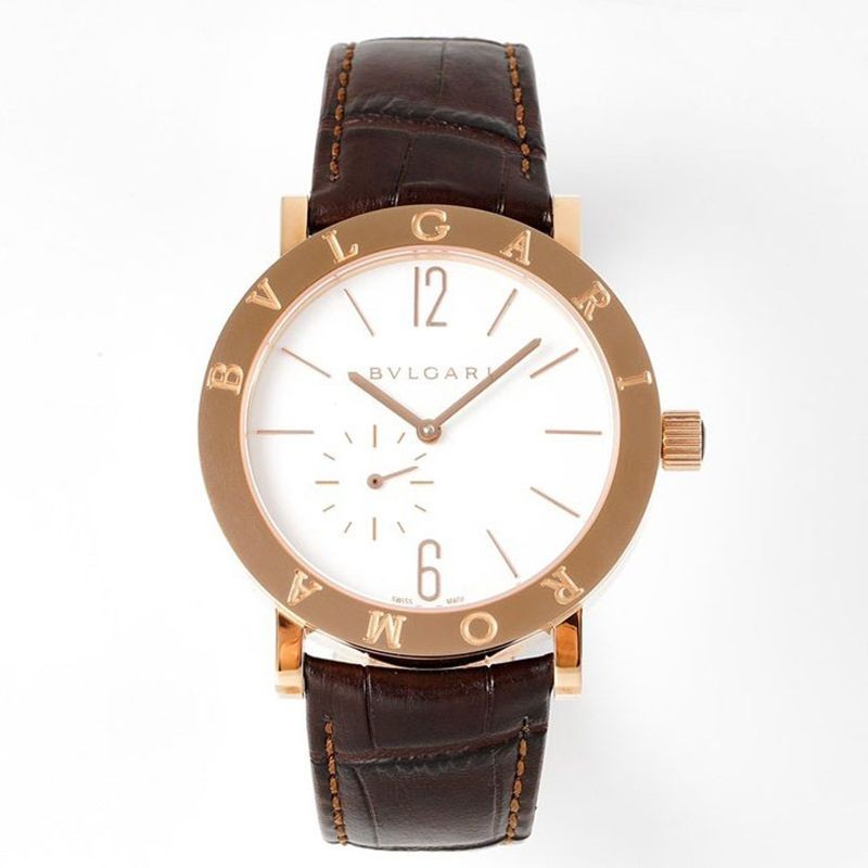 The hottest topic! Bulgari watch replica carbon gold Roman 41mm Buc63738