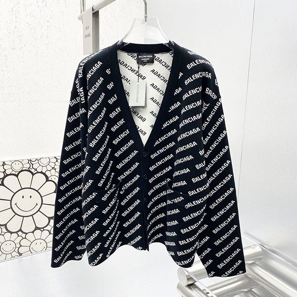 Popularity is rising rapidly Balenciaga cardigan fake sweater bam58175