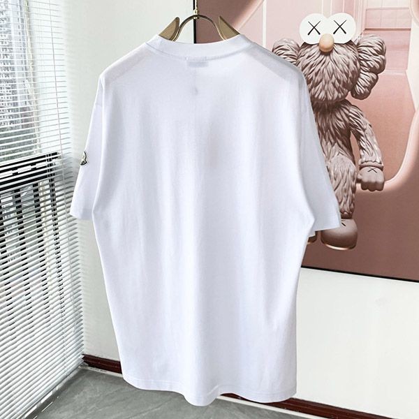 Super low price! Moncler logo print short sleeve T-shirt moe25038