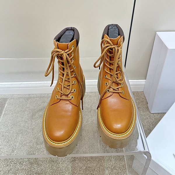 Extremely rare! Celine Bulky Lace-up Boots Replica Cem05635