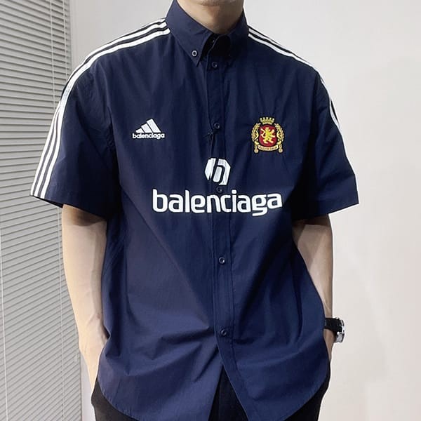New on sale: Balenciaga and Adidas replica oversized shirt, short sleeves, bau81822
