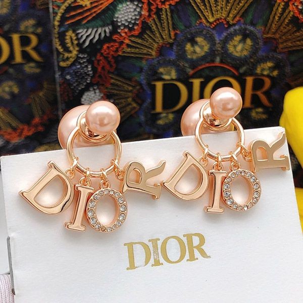 Very popular! Dior earrings replica metal pearl crystal dei78607 Very popular! Dior earrings replica metal pearl crystal dei78607