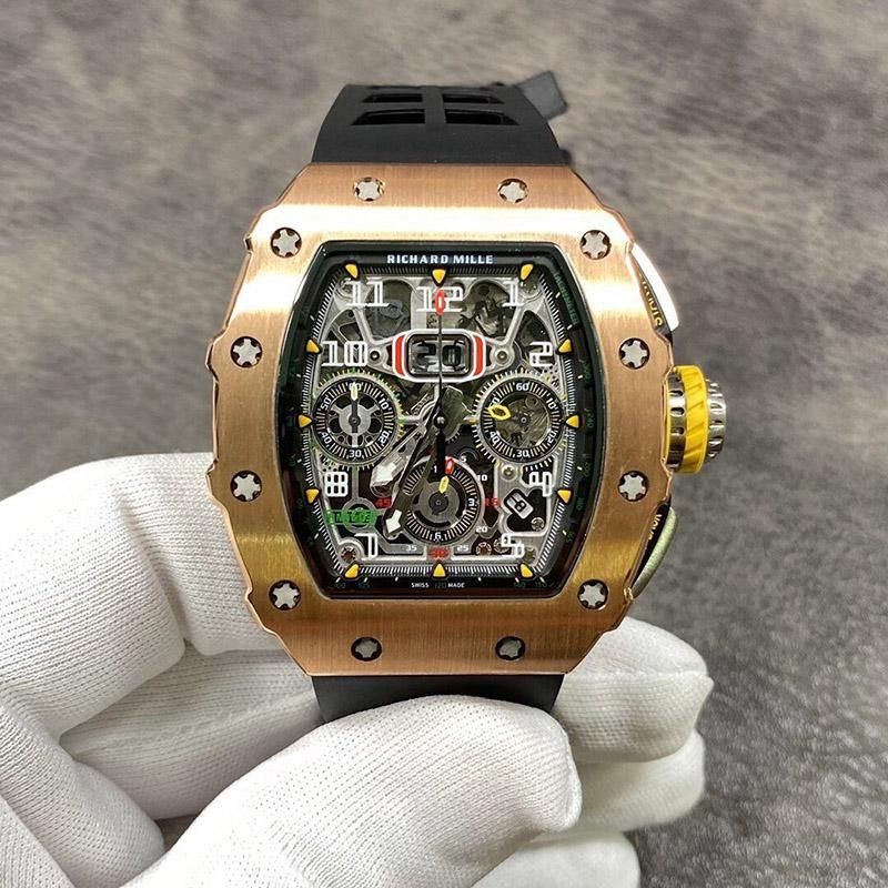 Extremely rare! Richard Mille F1 Race Replica See-through back Automatic riz20998
