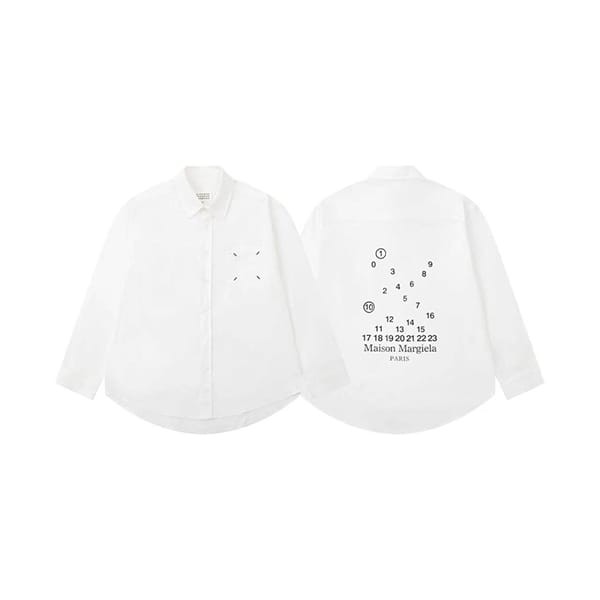 Best Price Challenge MM6 Maison Margiela Replica Openwork Scallop Shirt Mal51643
