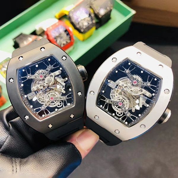 Spring/Summer new Richard Mille replica automatic declutchable rotor 2 colors riv87396