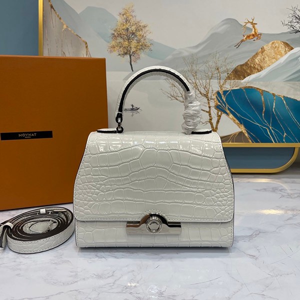 Popular Moynat Rejane Replica BB Bag Crocodile moh99445