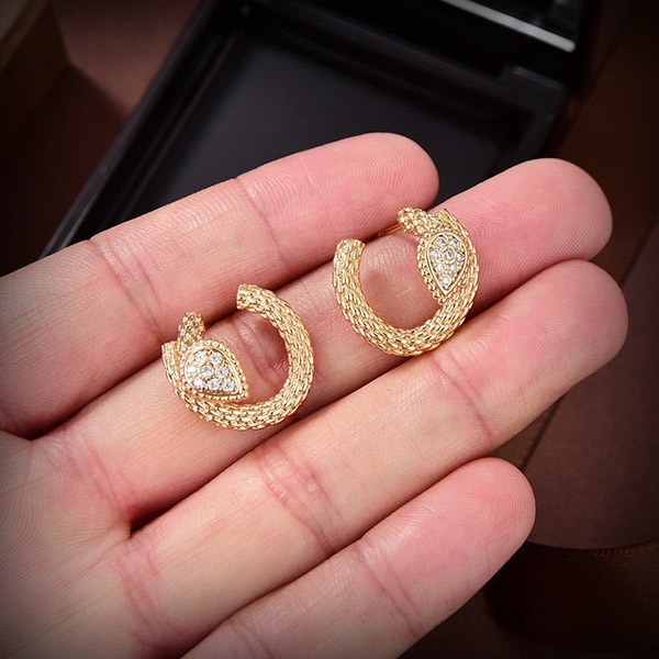 Boucheron Serpent Bohème Hoop Earrings Replica JCO04CAB01
