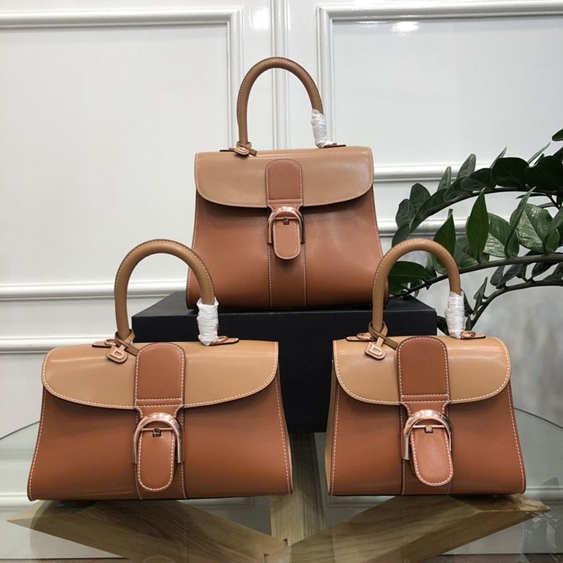 Sold out [DELVAUX Replica] Calfskin Brillant Shoulder Handbag Ded74782