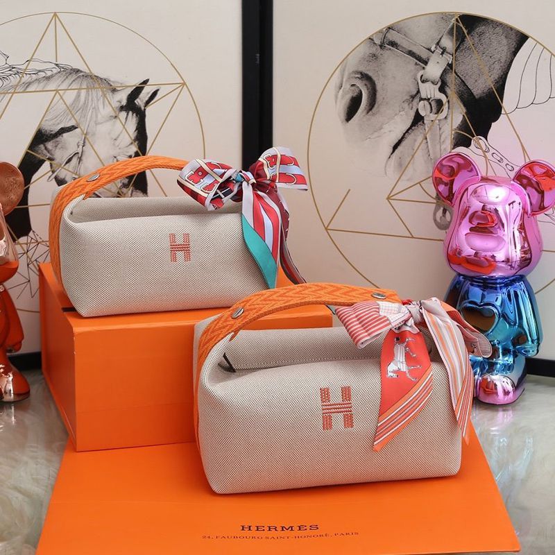 Not available in Japan ☆ Hermes travel pouch large bag replica erq92404