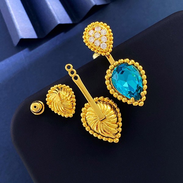 Immediate delivery Boucheron replica Serpent Bohème 2 motif stud earrings 10 colors bux71120