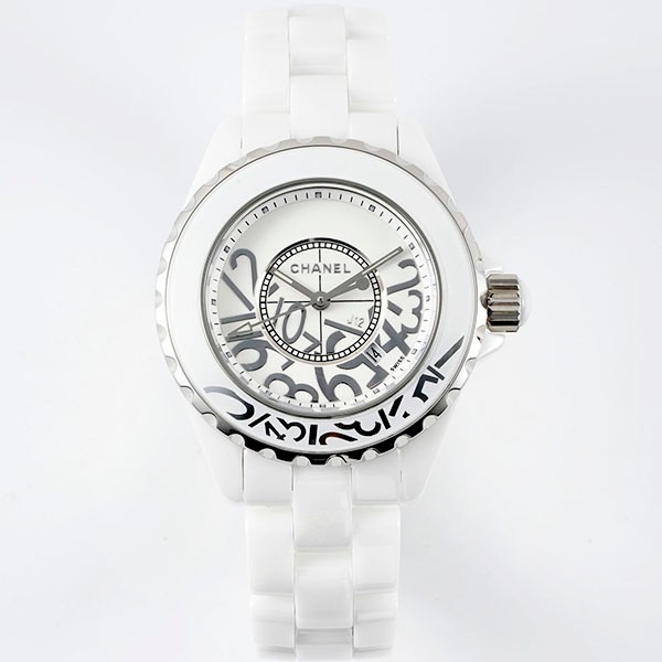 Popular Chanel J12 38 Graffiti replica, limited to 1200 pieces worldwide, H5240