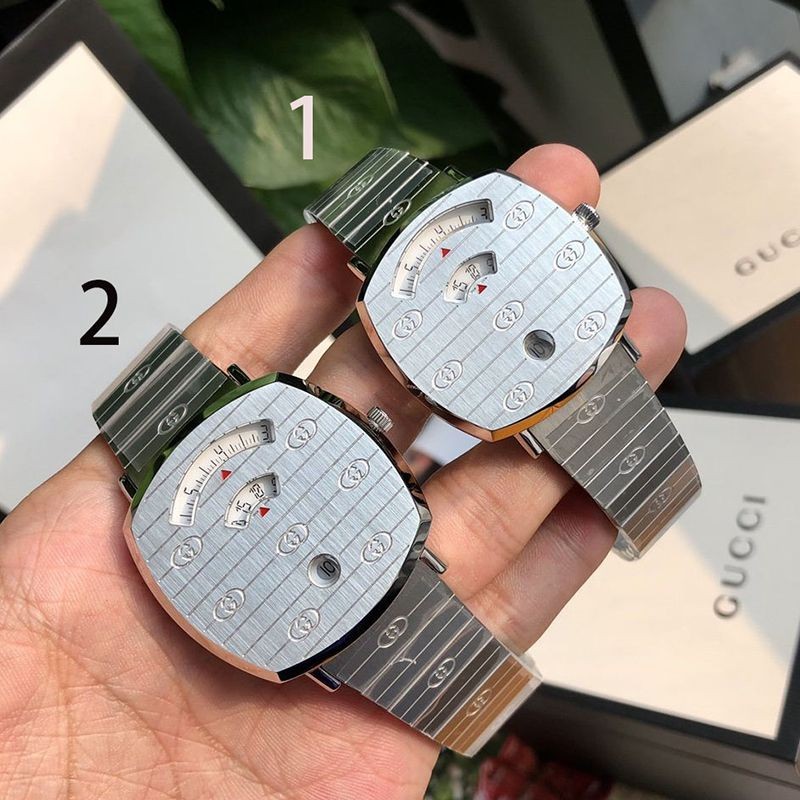 Spring new Gucci Grip Stainless Steel Watch Replica 38mm/35mm YA157401